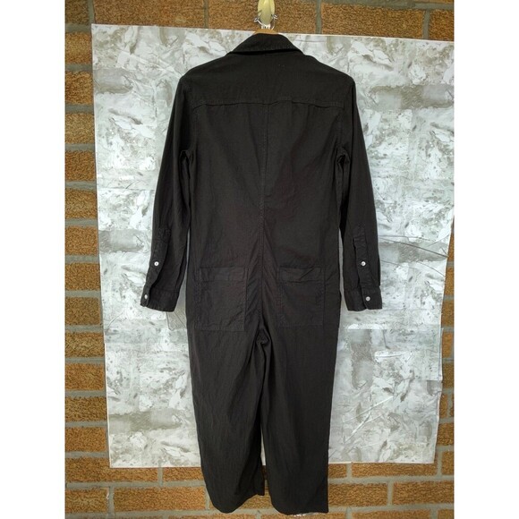 Frank & Eileen Women’s Northern Ireland Flax Cotton Jumpsuit  Black XS - Picture 11 of 12